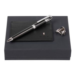 Zestaw upominkowy Festina długopis, etui na karty i spinki do mankietów - FJM221C + FLC102A + FSN1964A P091971P PM-FPCM221C