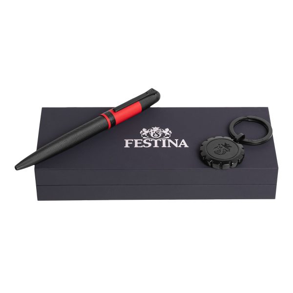 Zestaw upominkowy Festina długopis i brelok - FAK198A + FSW3984P P091400P