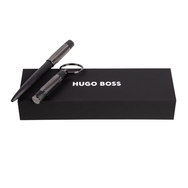 Zestaw upominkowy HUGO BOSS długopis i brelok - HAK306A + HSV3064A P092088P