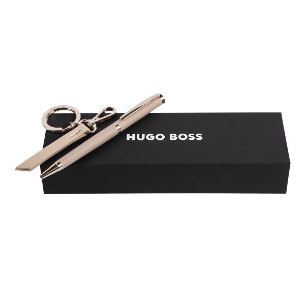 Zestaw upominkowy HUGO BOSS długopis i brelok - HAK311X + HSC3114X P092091P