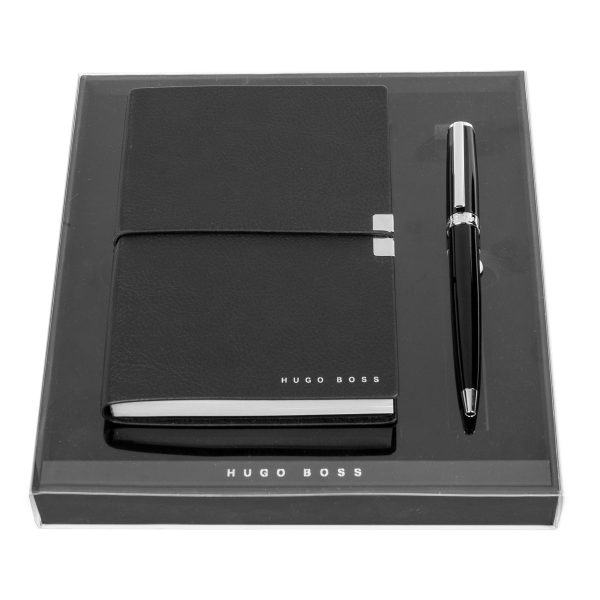 Zestaw upominkowy HUGO BOSS długopis i notes A6 HNM124AA + HSN2544A P092098P