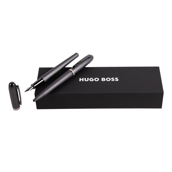 Zestaw upominkowy HUGO BOSS długopis i pióro wieczne - HSH3412D + HSH3414D P092125P