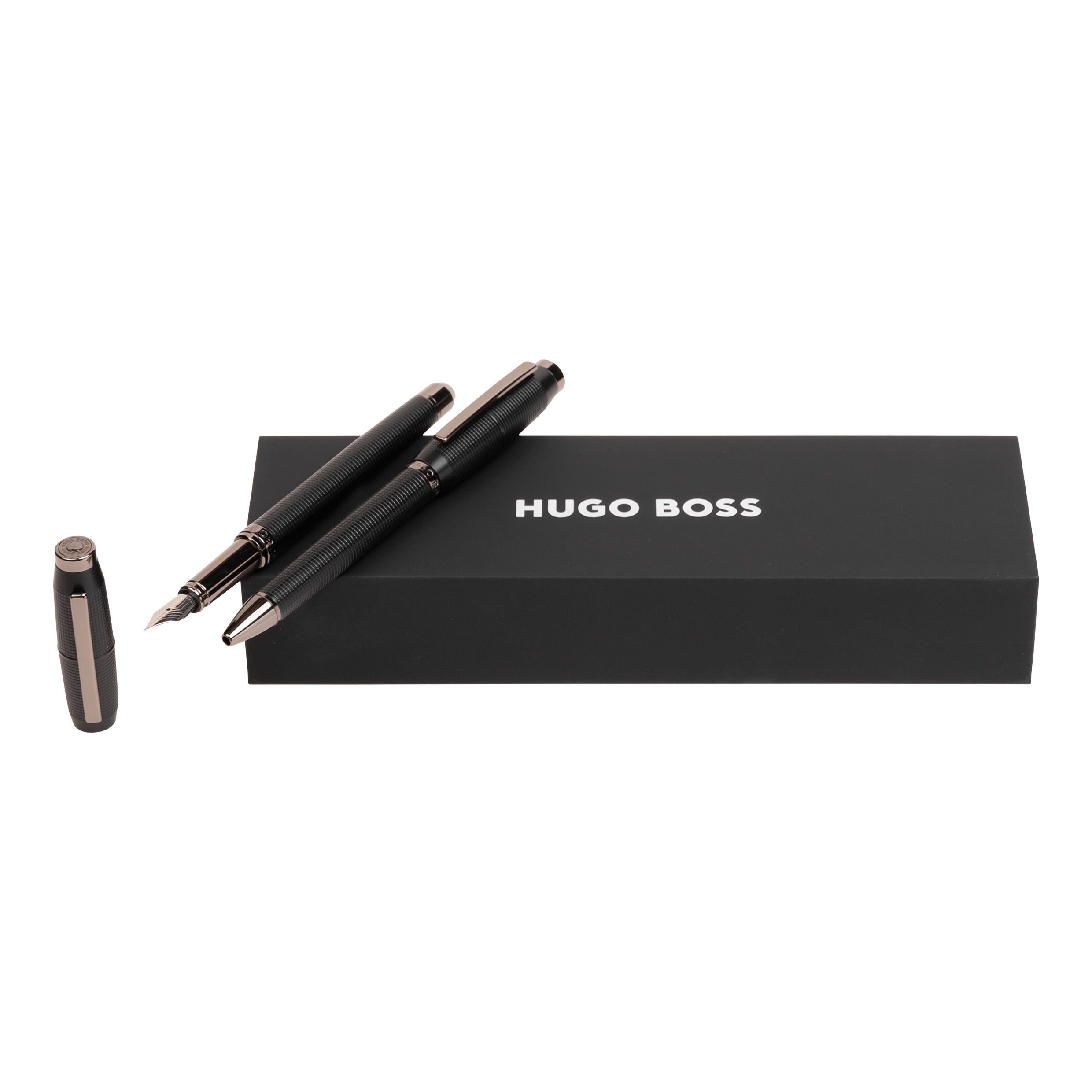 Zestaw upominkowy HUGO BOSS długopis i pióro wieczne - HSW2632A + HSW2634A P092120P PM-HPBP263A