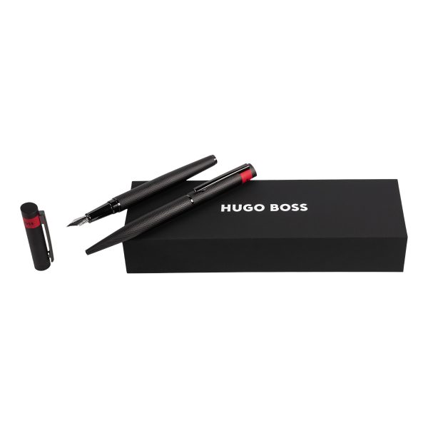 Zestaw upominkowy HUGO BOSS długopis i pióro wieczne - HSW3672A + HSW3674A P092127P