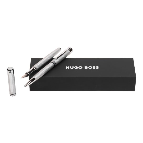 Zestaw upominkowy HUGO BOSS długopis i pióro wieczne - HSY2652B + HSY2654B P092121P