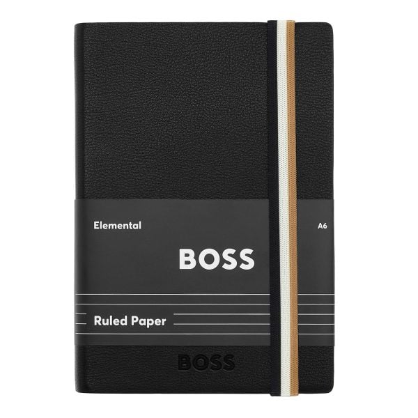 Notes A6 Iconic Black Lined P093336P