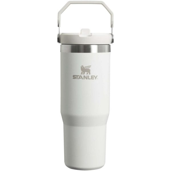 Stanley IceFlow™ kubek o pojemności 890 ml z odchylaną słomką P099903C pastelowy biały