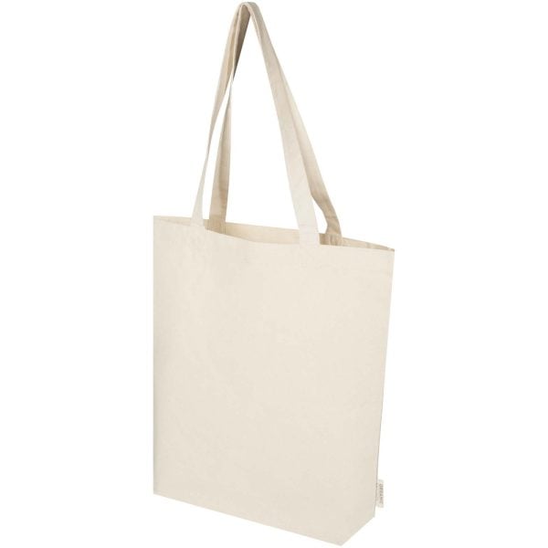 Orissa 180 g/m² organic wide bottom tote bag 11L P098397C