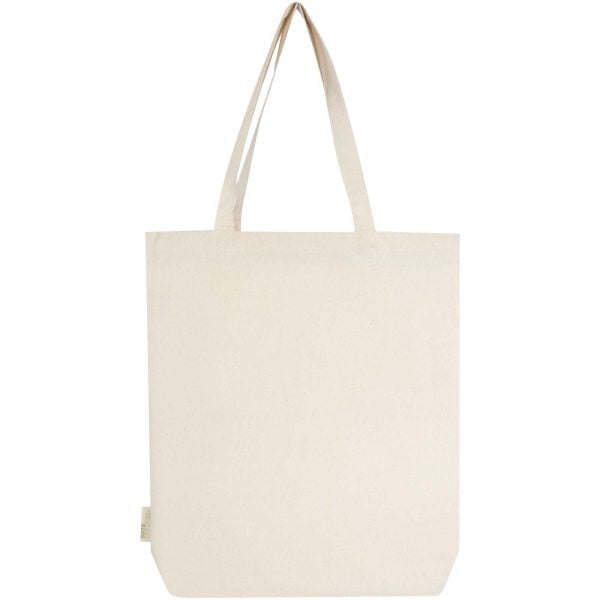 Orissa 180 g/m² organic wide bottom tote bag 11L P098397C