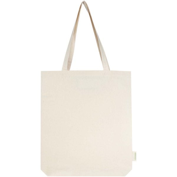 Orissa 180 g/m² organic wide bottom tote bag 11L P098397C