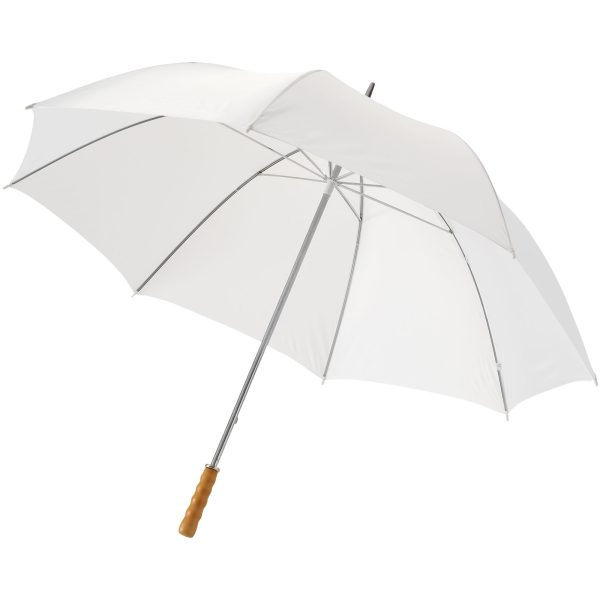 Parasol golfowy Karl 30'' z drewnianą rączką P068267C biały