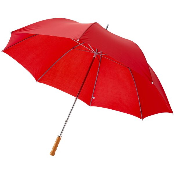 Parasol golfowy Karl 30'' z drewnianą rączką P068267C czerwony