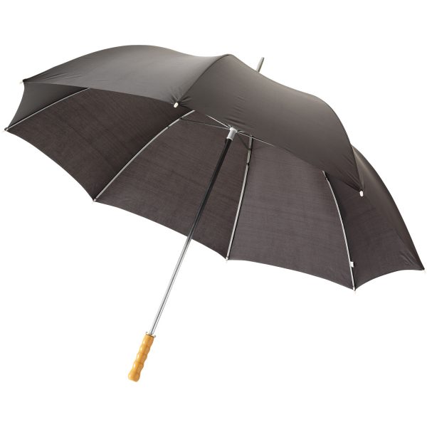 Parasol golfowy Karl 30'' z drewnianą rączką P068267C czarny