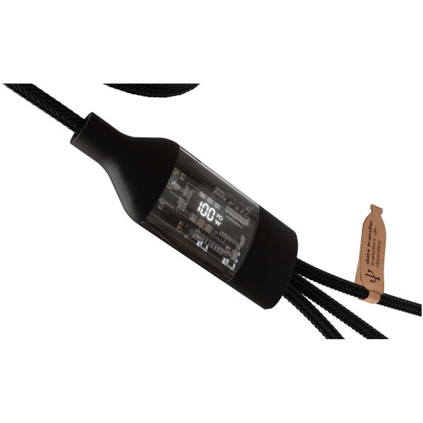 SCX.design C50 kabel szybkiego ładowania 5 w 1 o mocy 100 W/5 A z wyświetlaczem cyfrowym P099979C