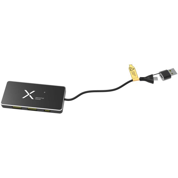 SCX.design H20 koncentrator USB 8 w 1 z podwójnym wejściem i 6 portami P099975C