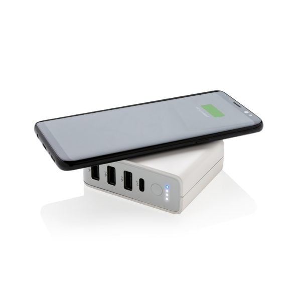 Adapter podróżny, bezprzewodowy power bank 6700 mAh P008596X