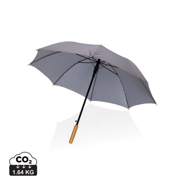 Bambusowy parasol automatyczny 23" Impact AWARE™ rPET P010425X szary