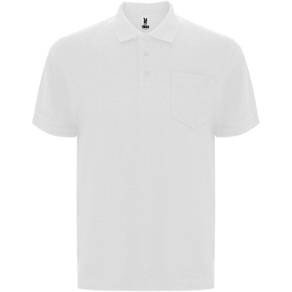 Centauro Premium koszulka polo unisex z krótkim rękawem P099088C biały