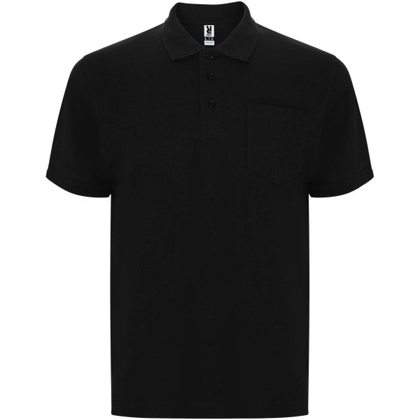 Centauro Premium koszulka polo unisex z krótkim rękawem P099088C czarny