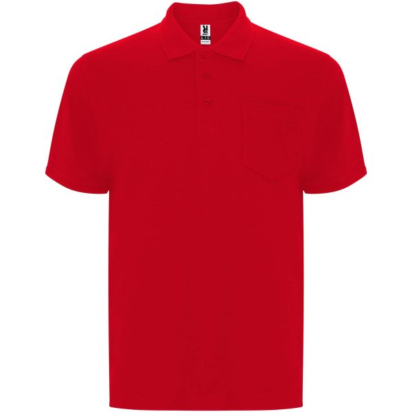 Centauro Premium koszulka polo unisex z krótkim rękawem P099088C czerwony