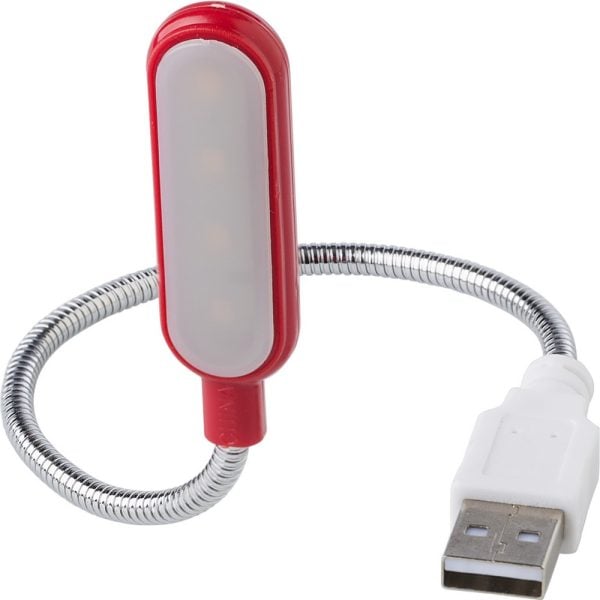 Lampka USB P043467X czerwony