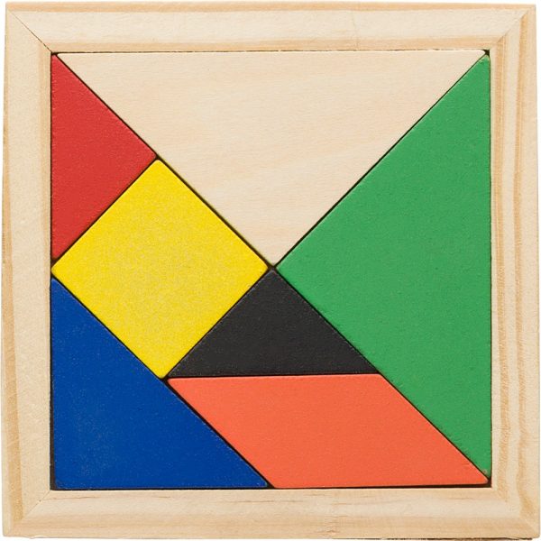 Puzzle tangram, 7 el. P054902X