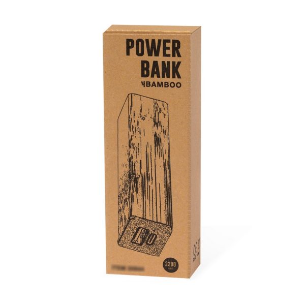 Bambusowy power bank 2200 mAh P054986X