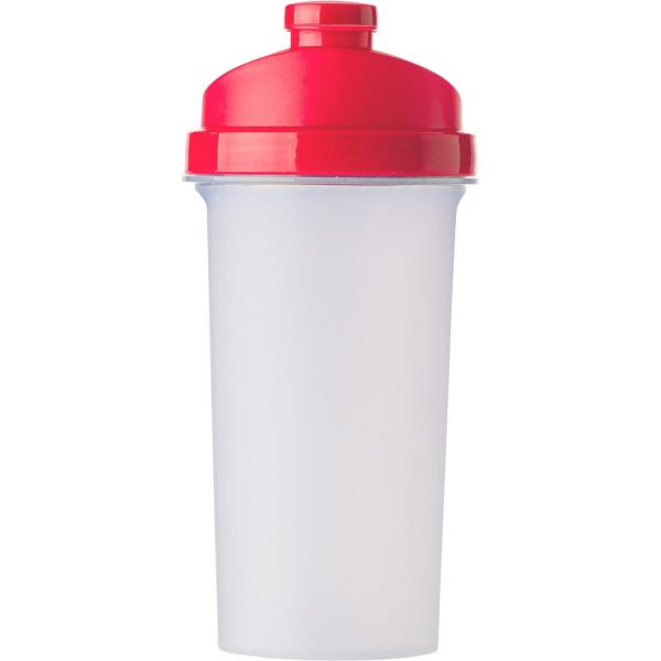 Butelka sportowa 700 ml, shaker P007038X czerwony