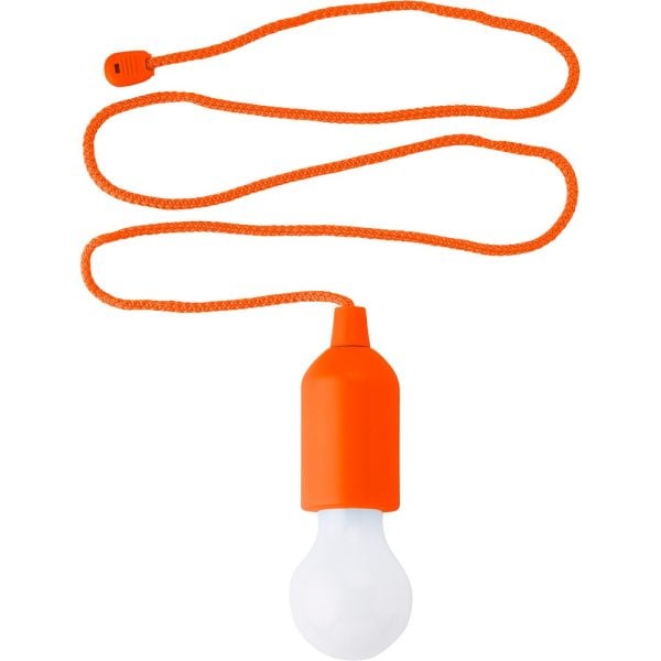 Wisząca lampka 1W LED "żarówka" P007594X pomarańczowy