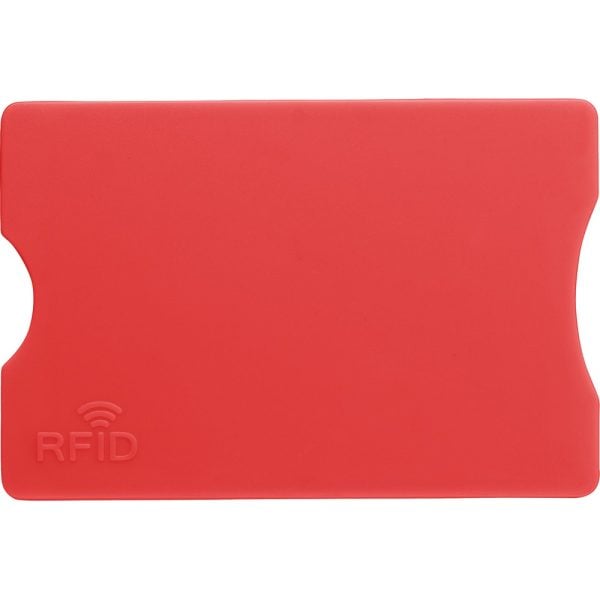 Etui na kartę kredytową, ochrona RFID P007927X czerwony