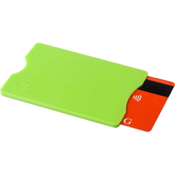 Etui na kartę kredytową, ochrona RFID P007927X jasny zielony