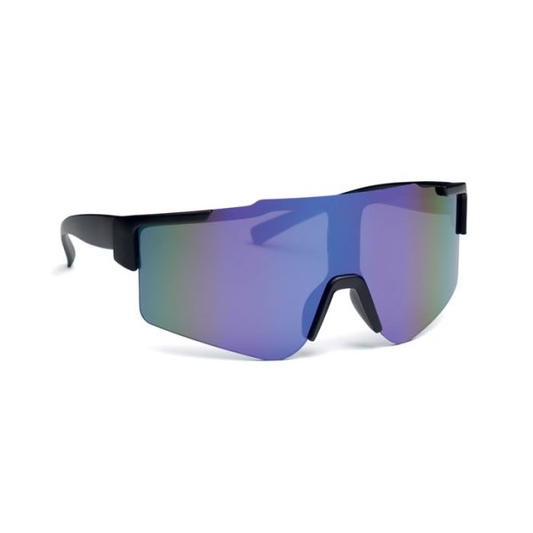 Lustrzane sportowe okulary przeciw P101084O niebieski