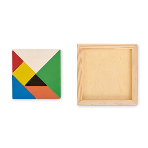 Drewniane puzzle Tangram P045519O