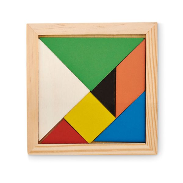 Drewniane puzzle Tangram P045519O