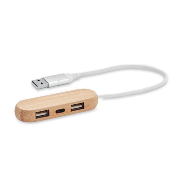 hub USB z podwójnym wejściem P045815O