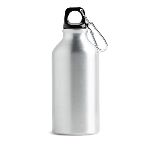 Butelka z recyklingowanego aluminium 400 ml / Freshy R P093302P czarny