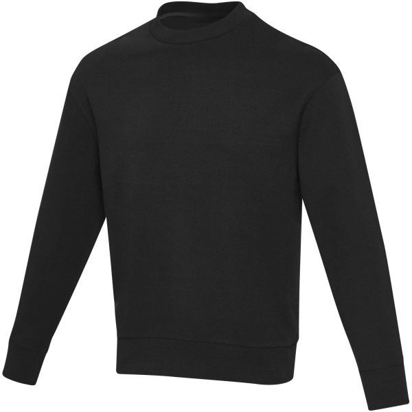 Jet sweter unisex Aware™ z okrągłym dekoltem z materiałów z recyklingu P101296C czarny