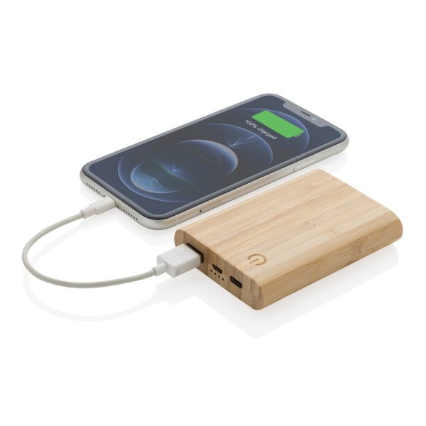 Bambusowy power bank 5000 mAh P042875X