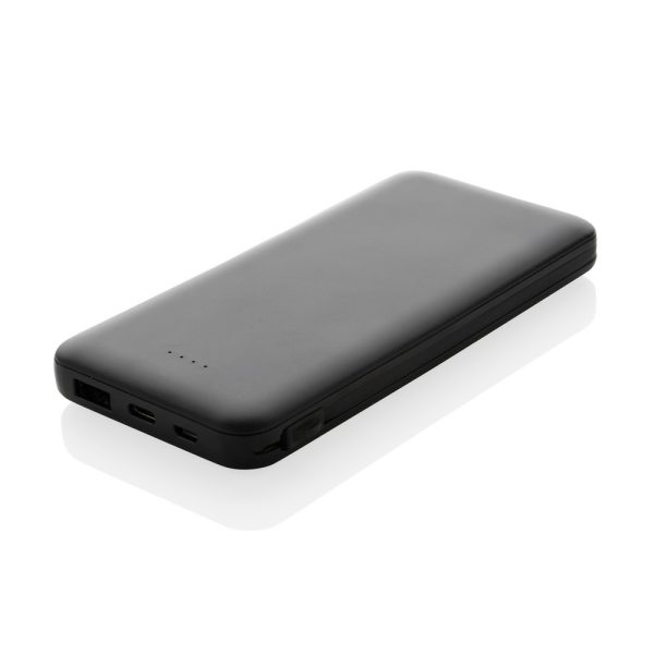 Power bank 10000 mAh Lockhart, zintegrowane kable P054845X