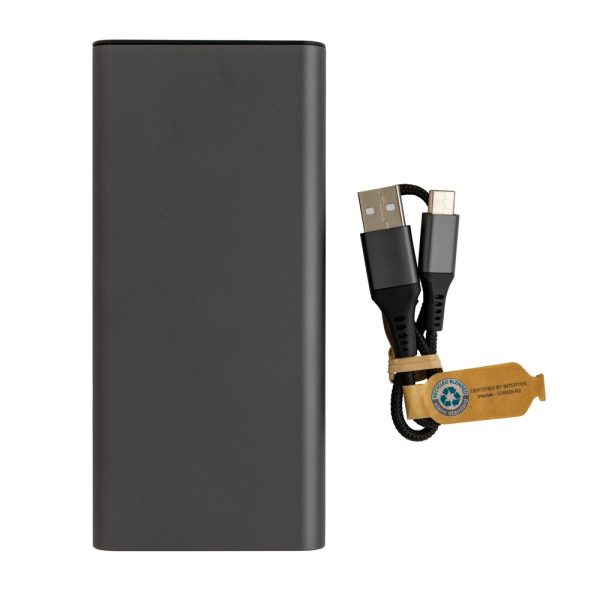 Power bank 20000 mAh Terra, aluminium z recyklingu P047358X