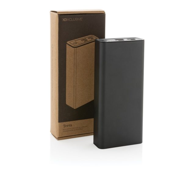 Power bank 20000 mAh Terra, aluminium z recyklingu P047358X