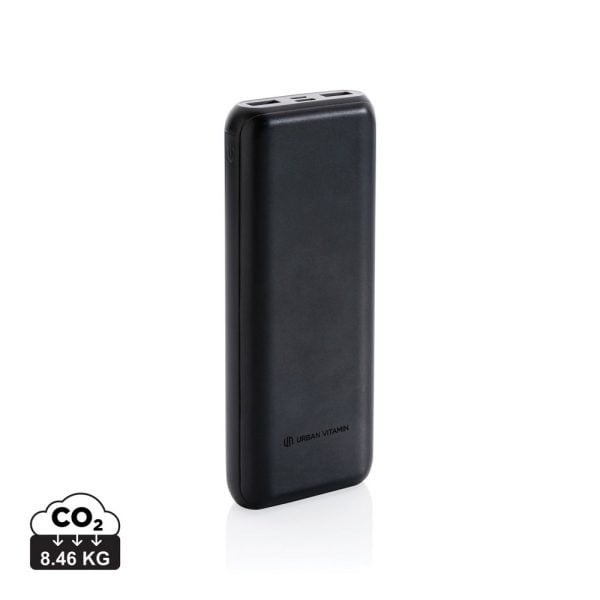 Szybki power bank 20000 mAh Urban Vitamin P038835X czarny