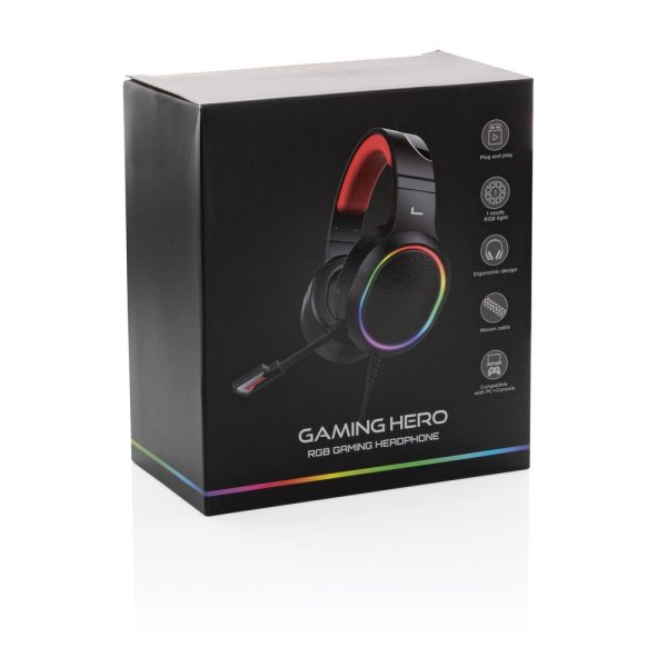 Gamingowe słuchawki nauszne RGB Gaming Hero P043532X