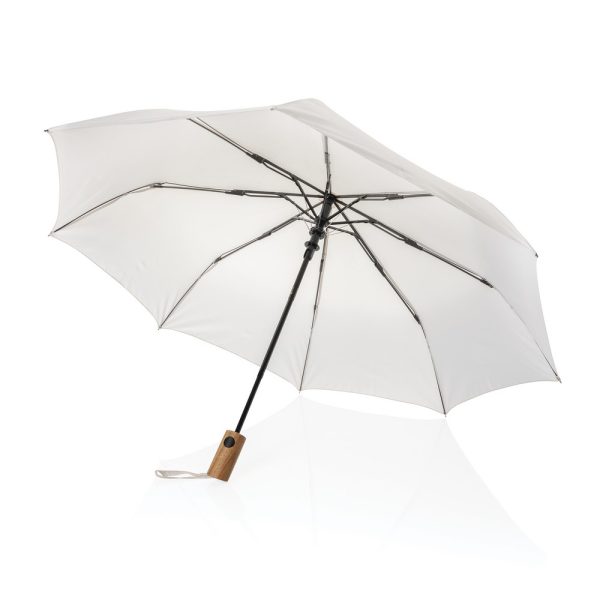 Mały parasol automatyczny 21" Kaycey AWARE™ RPET P084264X beżowy