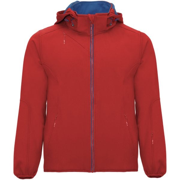 Siberia kurtka unisex typu softshell P080672C czerwony