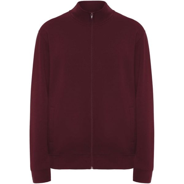 Ulan bluza unisex z zamkiem błyskawicznym na całej długości P081504C purpurowy