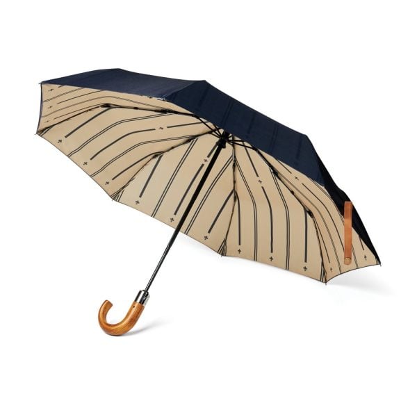 Składany parasol 21" VINGA Bosler AWARE™ RPET P051784X granatowy