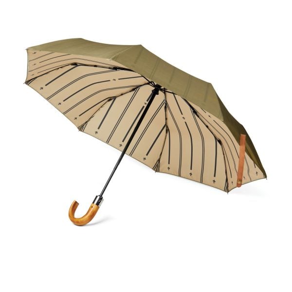 Składany parasol 21" VINGA Bosler AWARE™ RPET P051784X zielony