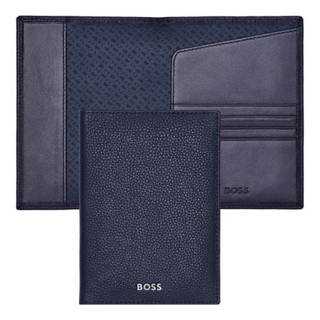 Etui na paszport Classic Grained Navy P092734P