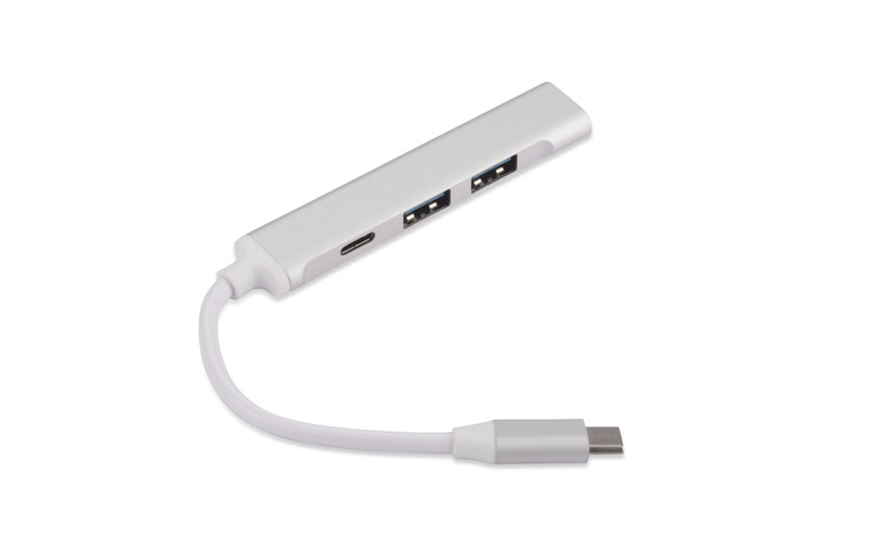 Rozdzielacz HUB USB z kablem typ C - ROSKO P056244A AS-09163-00